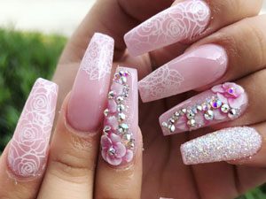 3D Coffin Nails