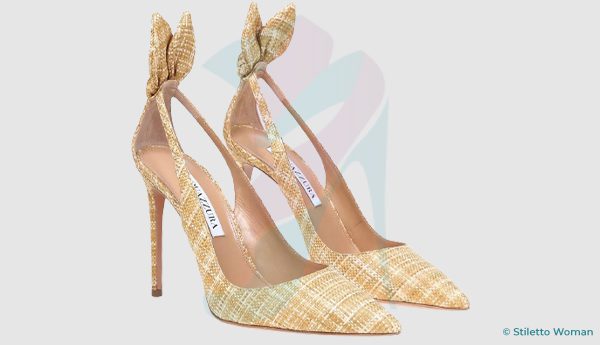 Aquazzura - Woven Tie Pump