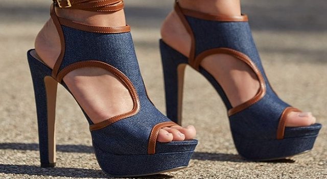 The 15 Best Denim Heels For Women In [year]