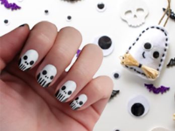 Black & White With Skull