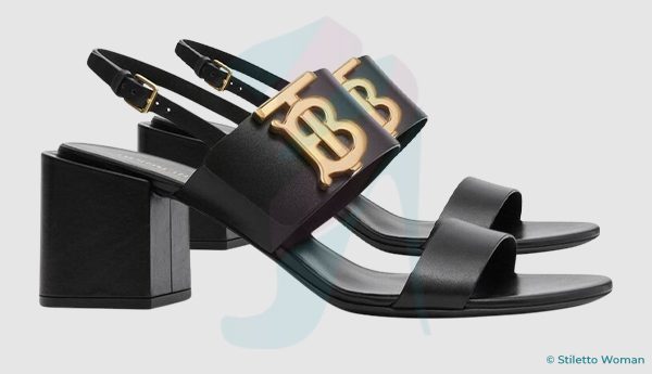 Burberry - Logo-plaque Sandals