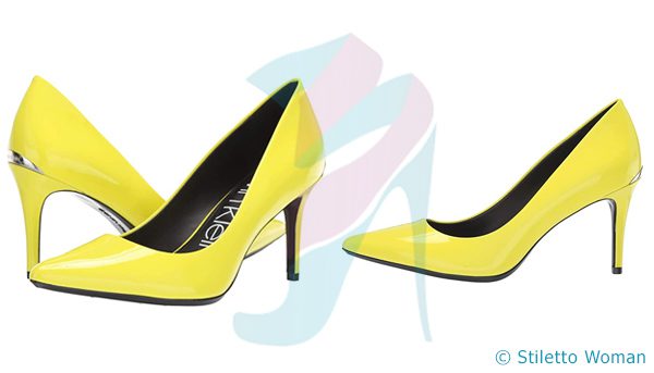 Calvin Klein Gayle Pump - yellow heels