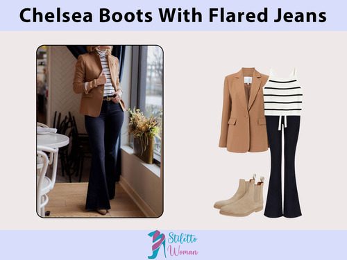 Chelsea Boots with Flared Jeans