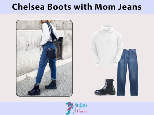 Chelsea Boots with Mom Jeans