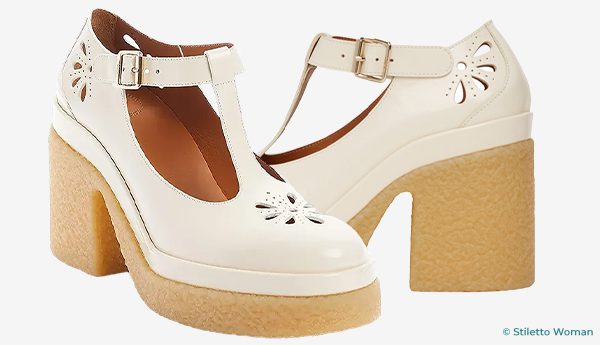 Chloé - Kurtys Crepe Platform Pump