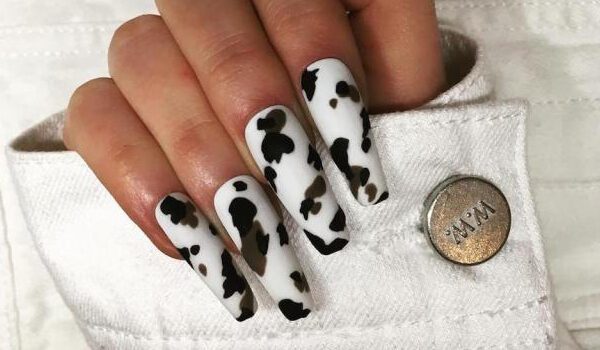 Cow Print Nail Ideas