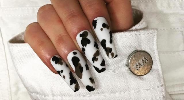 Cow Print Nail Ideas