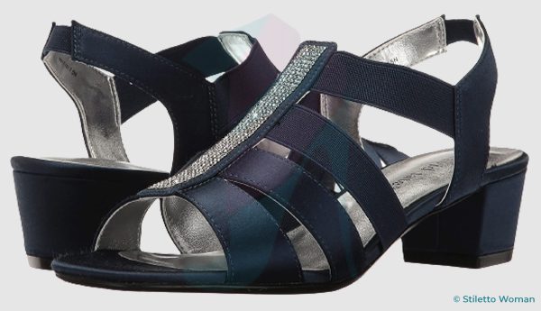 David Tate - Navy Blue Low Heels