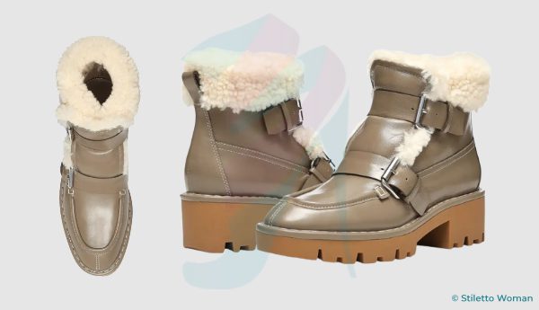 Donald Plinerc - Elix Shearling Bootie