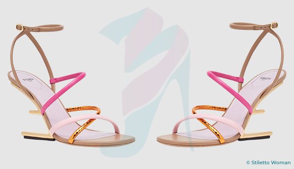 Fendi - First F Heel Strappy Sandal