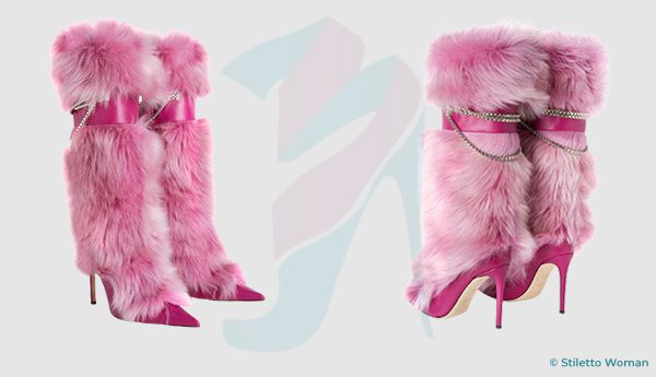 Giuseppe Zanotti - Amaia Chain faux fur boots