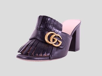 Gucci Leather Block Heels