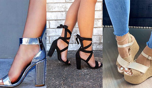 Heel Types According to Styles