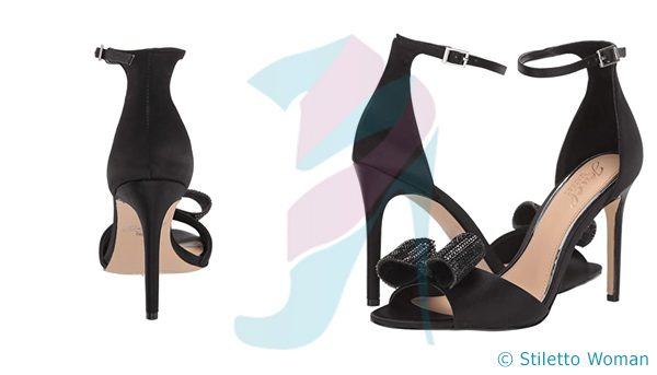 Jewel Badgley Mischka - black ankle heels