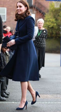Kate Middleton wearing Ted Baker heels