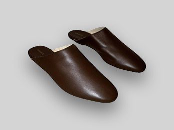 KHAITE Leather Mules