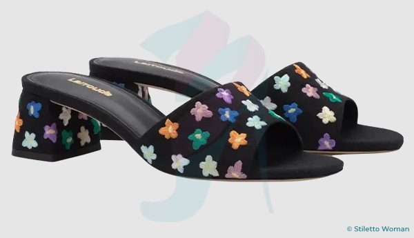 Larroude - Brigitte Flower Sandal