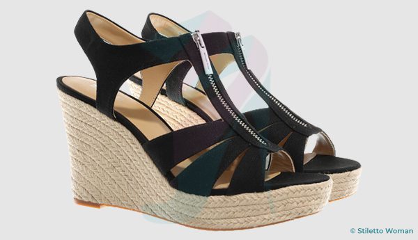 Michael Kors - Berkley Black Espadrille Wedges