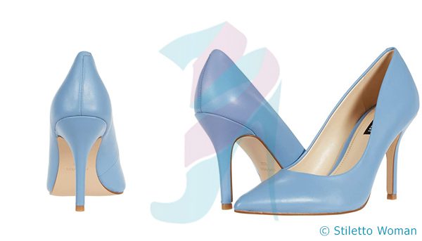 Nine West Flax Pump - light blue heels