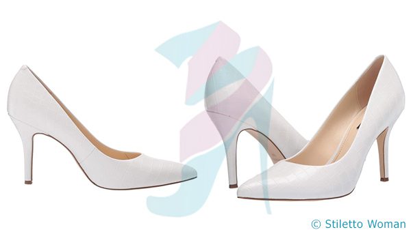 Nine West Flax Pump - white heels