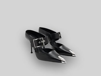 Punk Buckle Mule