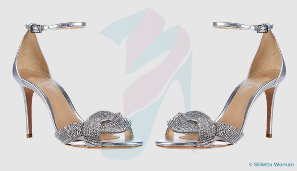 Jolita Crystal - Embellished Heel Sandals