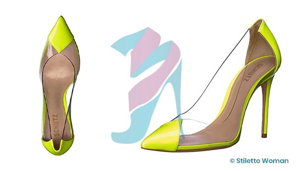 schutz-women's-stiletto-neon-yellow