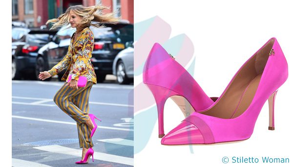 SJP - pink stiletto heels