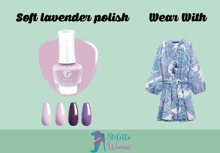 Soft lavender or lilac