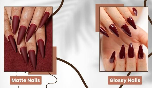 Stiletto Nails Matte Or Glossy