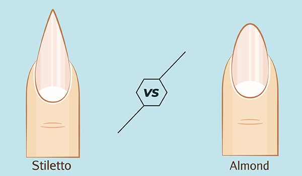 Stiletto Nails Vs Almond Nails