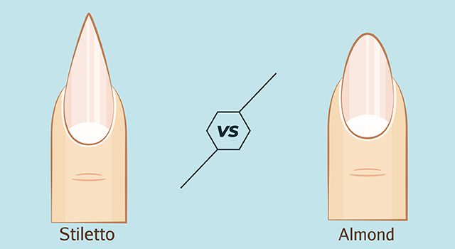 Stiletto Nails Vs Almond Nails - What's The Major Difference?