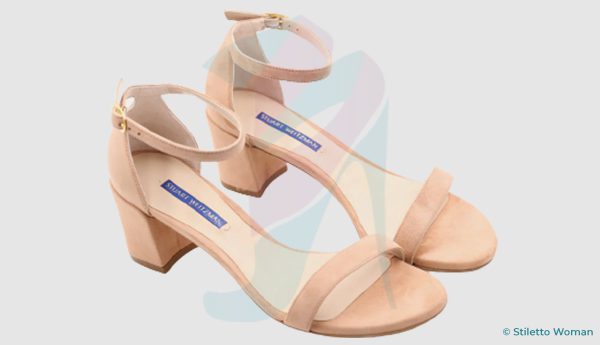 Stuart Weitzman - Simple Nude Block Heels