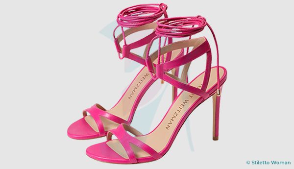 Stuart Weitzman - Soiree Lace Up Sandals