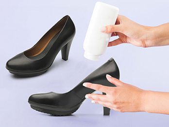 Talcum Power to Make Sure Your Feet Don’t Slip Forwards
