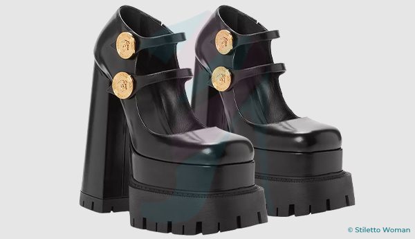 Versace -  Medusa Aevitas Platform Pump